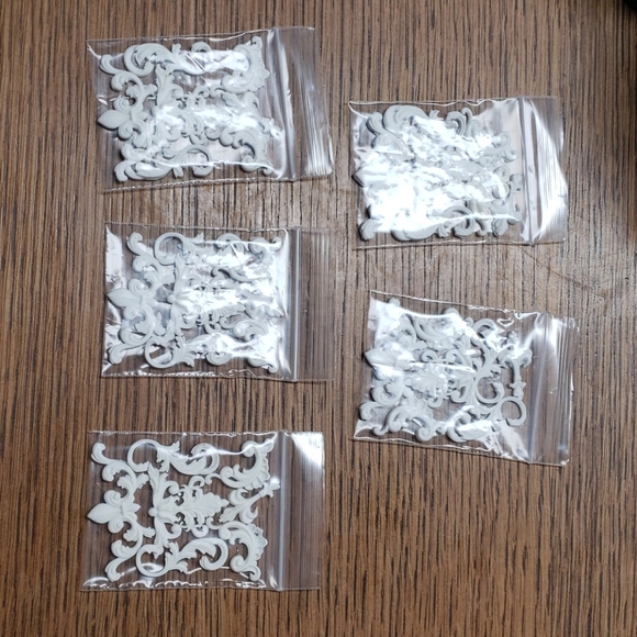 5 Sets Baked polymer trims for crafting - Picture 4 of 4